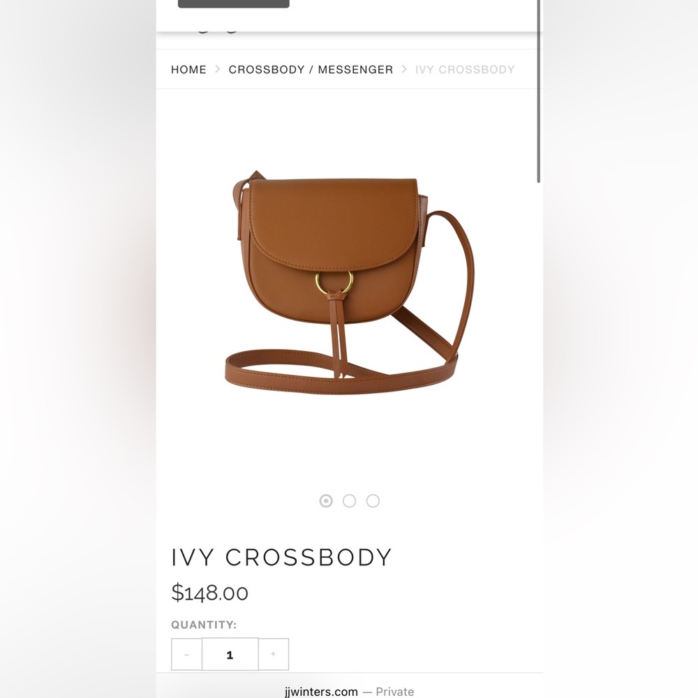 J.J. winters ivy crossbody bag